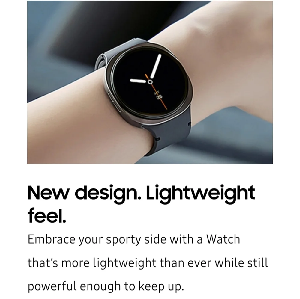 Samsung Galaxy Smartwatch 8 (40mm Wifi/Bluetooth) Factory Sealed
